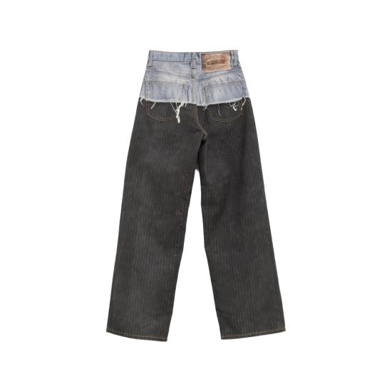 26SS 아크네 스튜디오 스트레이트 팬츠 CK0139 BLBLK BLACK BLUE - ACNE STUDIOS