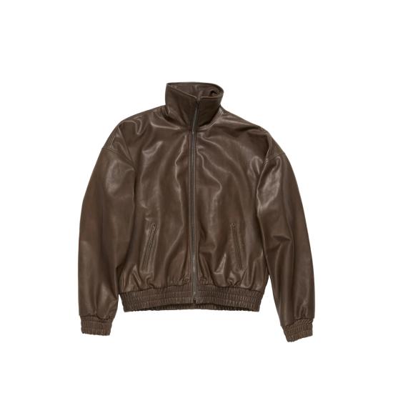 26SS 아크네 스튜디오 가죽 자켓 A70201 DKBRO BROWN