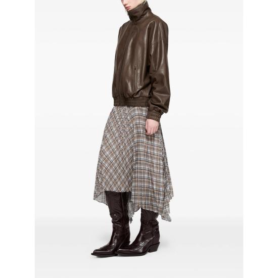 26SS 아크네 스튜디오 가죽 자켓 A70201 DKBRO BROWN - ACNE STUDIOS