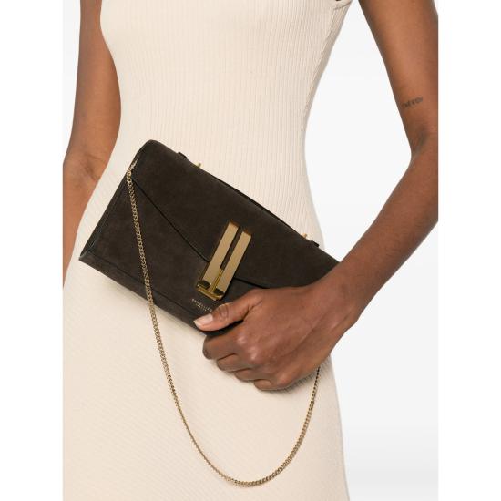 26SS 드멜리어 클러치/파우치 N105 VANCOUVER DKCHO BROWN - DEMELLIER