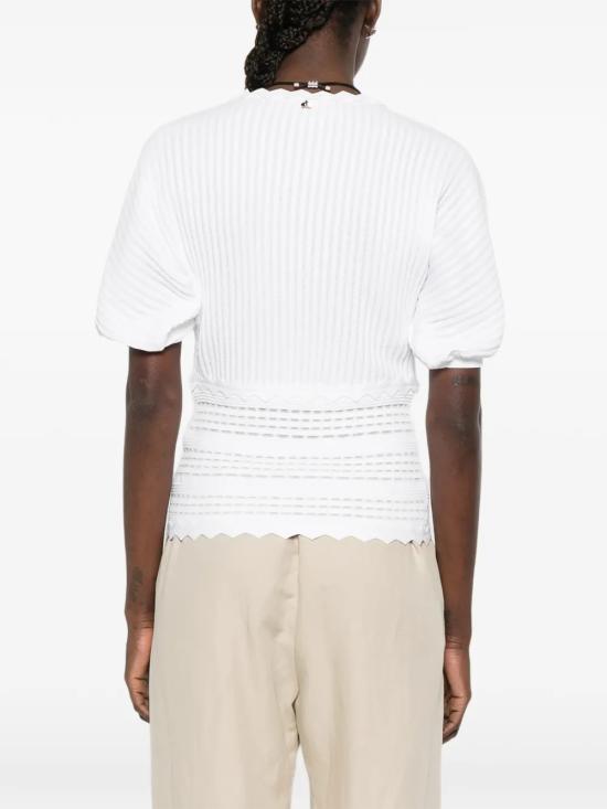 26SS 제니 반팔 티셔츠 80AAF482CMX61003 White - GENNY