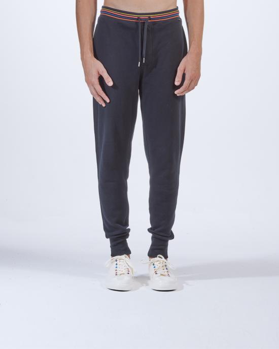 26SS 폴 스미스 아티스트 스트라이프 코튼 라운지 팬츠 M1A 373M AU807 79 NERO - PAUL SMITH