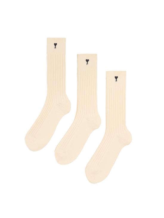 26SS 아미 양말 USC611AK0007 150 OFF WHITE