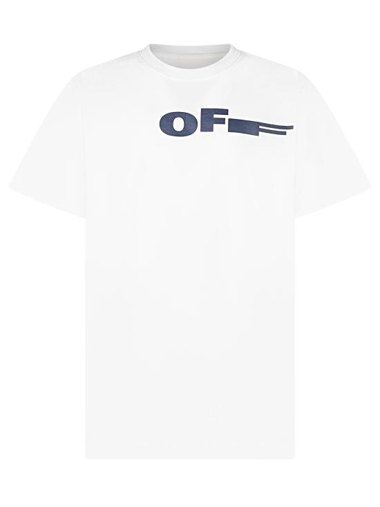 26SS [키즈] 오프화이트 티셔츠 44BAA002S26J00 A100 WHITE