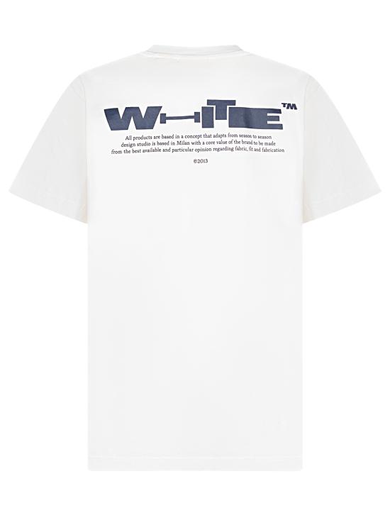 26SS [키즈] 오프화이트 티셔츠 44BAA002S26J00 A100 WHITE - OFF WHITE