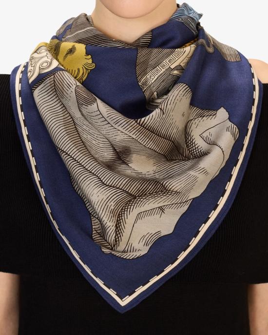 25FW 이누이 에디션 머플러/스카프 CA222AR14 orange MULTICOLOR - INOUI EDITION