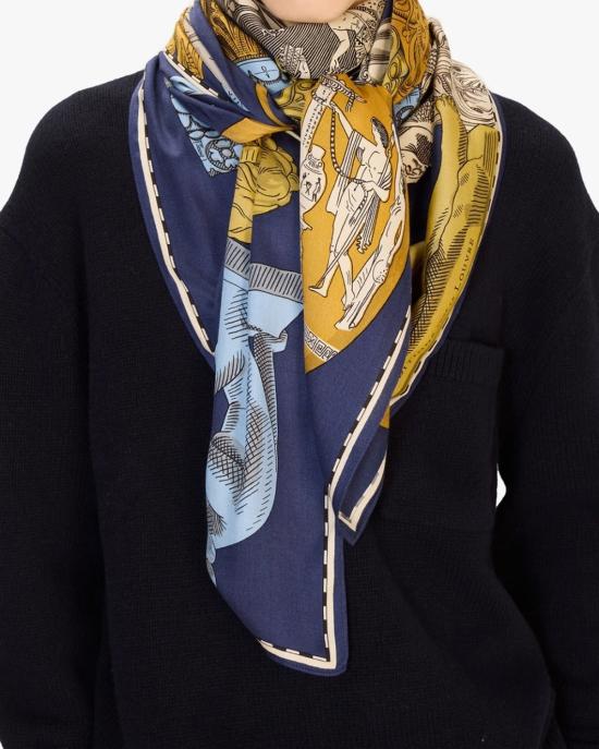 25FW 이누이 에디션 머플러/스카프 CA222AR14 orange MULTICOLOR - INOUI EDITION