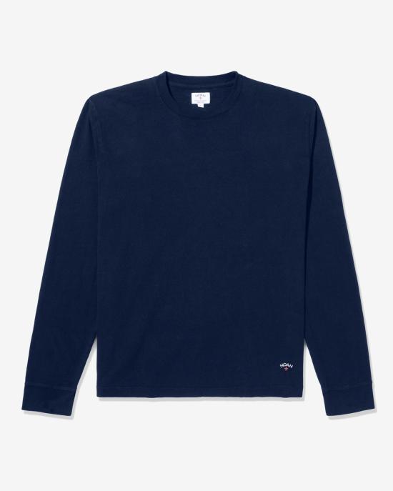  노아 긴팔 티셔츠 NOAU000ORTL006NV NAVY DOM