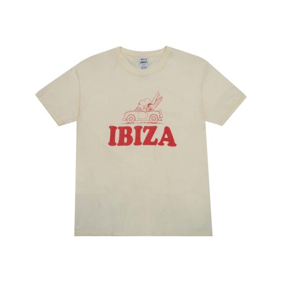 26SS 와일드 동키 반팔 티셔츠 IBIZA TSHIRT LIGHT DYED YELLOW DOM