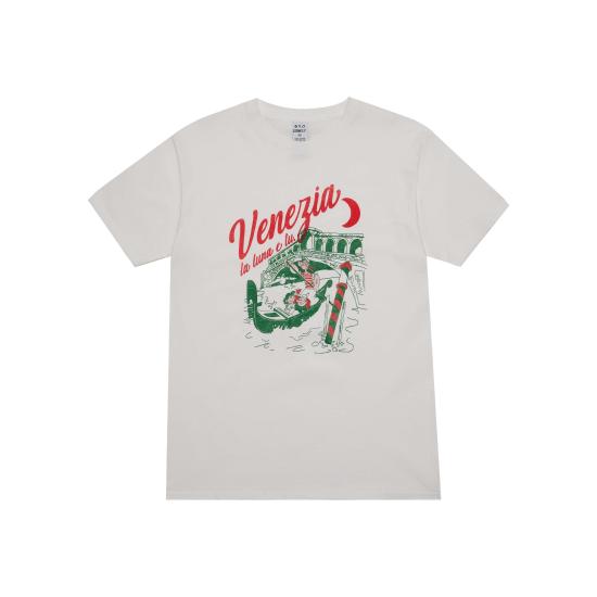26SS 와일드 동키 반팔 티셔츠 VENEZIA TSHIRT WHITE DOM