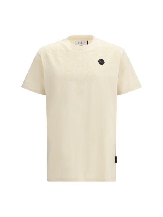 26SS 필립 플레인 반팔 티셔츠 SAFCMTK8682PJY002N 06 BEIGE