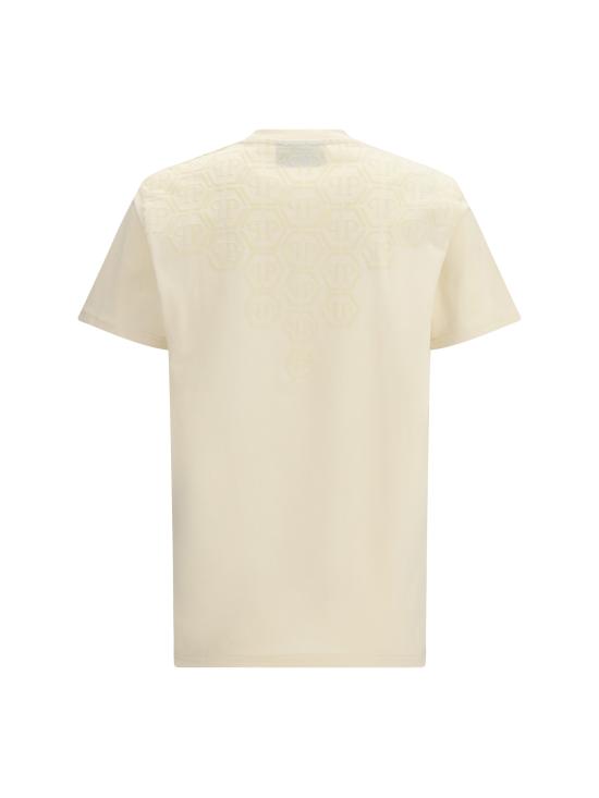 26SS 필립 플레인 반팔 티셔츠 SAFCMTK8682PJY002N 06 BEIGE - PHILIPP PLEIN