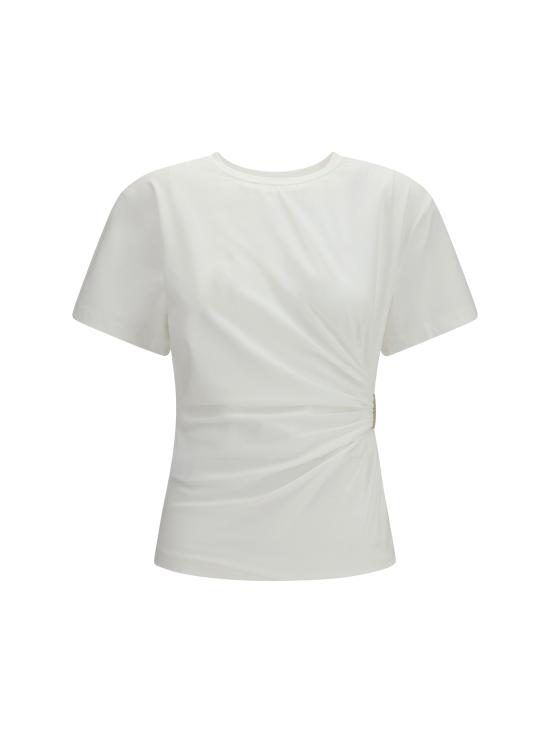 26SS 핑코 반팔 티셔츠 106455A35D Z05 WHITE