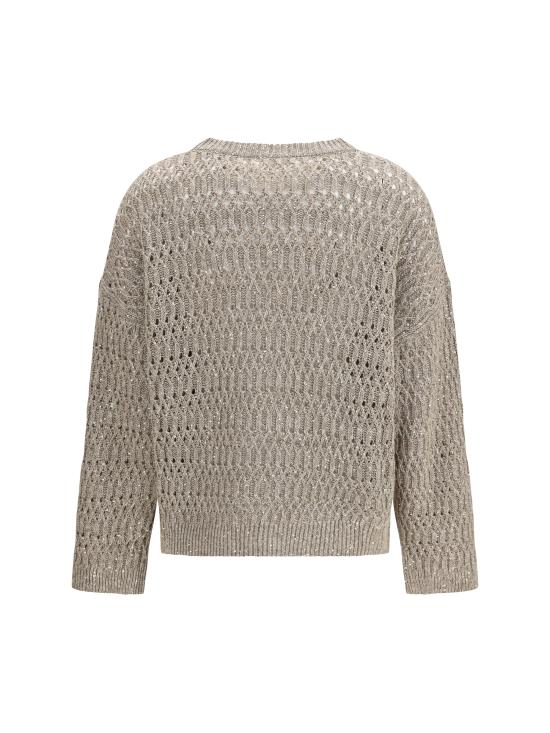 26SS 브루넬로 쿠치넬리 스웨터 MCO564700 C9089 BEIGE - BRUNELLO CUCINELLI