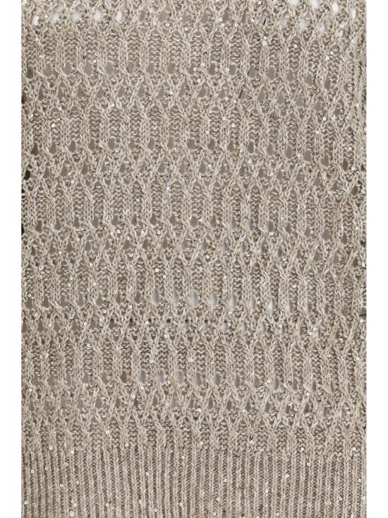 26SS 브루넬로 쿠치넬리 스웨터 MCO564700 C9089 BEIGE - BRUNELLO CUCINELLI