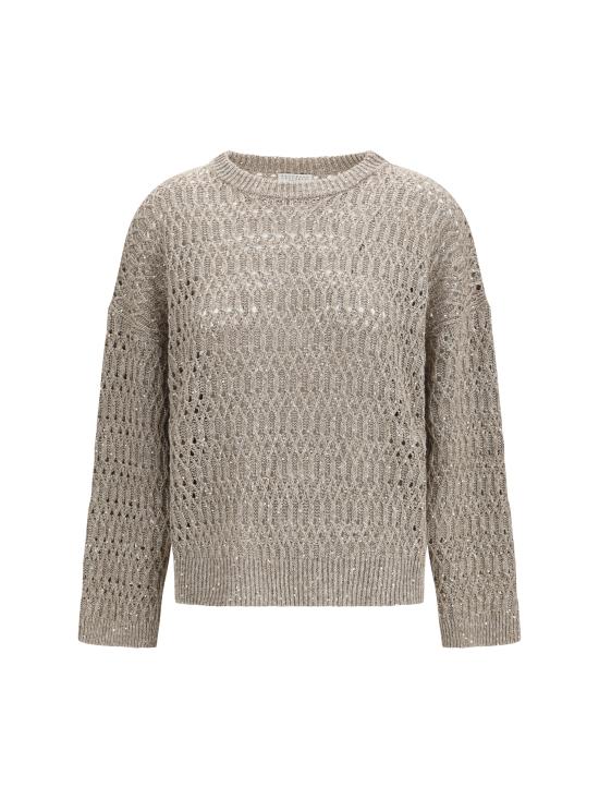 26SS 브루넬로 쿠치넬리 스웨터 MCO564700 C9089 BEIGE