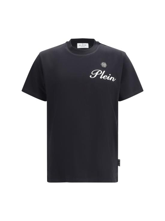 26SS 필립 플레인 반팔 티셔츠 SAFCMTK8906PJY002N 02 BLACK