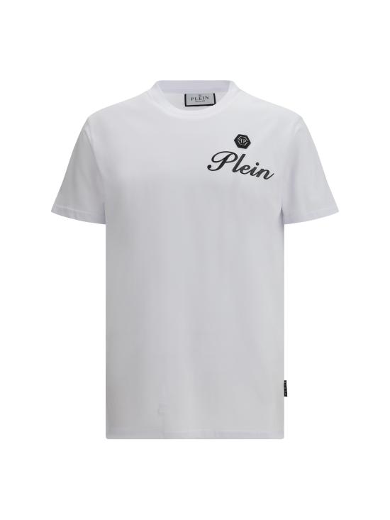 26SS 필립 플레인 반팔 티셔츠 SAFCMTK8906PJY002N 01 WHITE