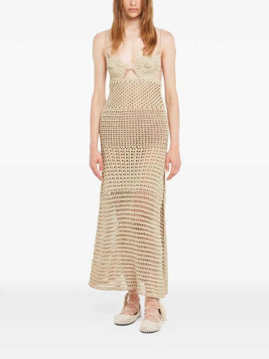 26SS 알라누이 롱 원피스 LWHI045R26KNI0010F0F White - ALANUI