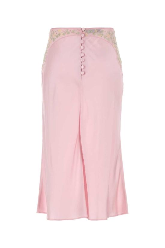 25SS 프라다 미디 스커트 P182YRSOOO16X7 F0028 Pink - PRADA