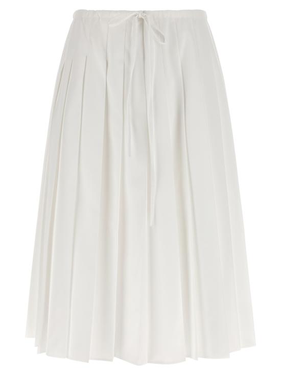 26SS 프라다 미디 스커트 P145VXSOOO187PF0009 White