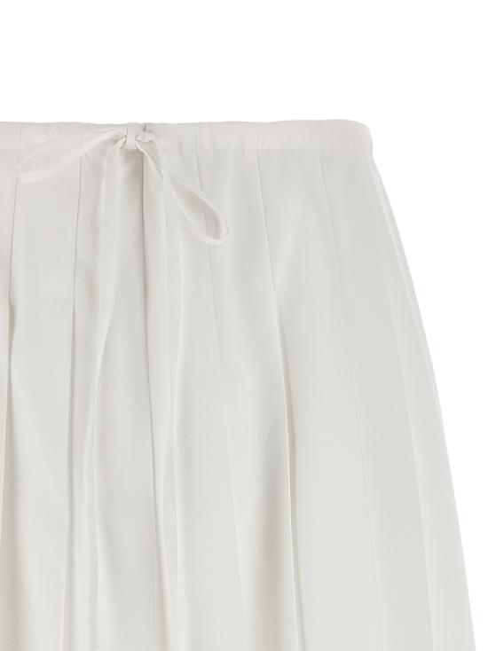 26SS 프라다 미디 스커트 P145VXSOOO187PF0009 White - PRADA