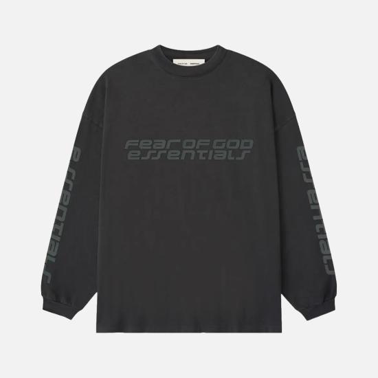 26SS 피어오브갓 긴팔 티셔츠 125HO254571F VINTAGE BLACK DOM