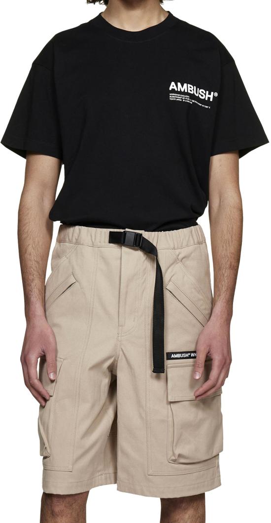  엠부시 숏팬츠 BMCB012S22FAB0016100 BEIGE - AMBUSH