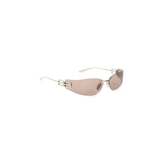 26SS 발렌시아가 선글라스 858880 T0005 8248 GOLD LIGHT BROWN - BALENCIAGA