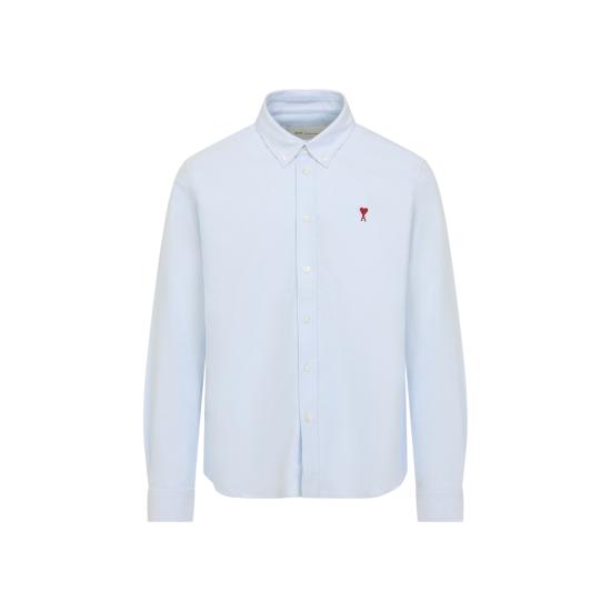 26SS 아미 ADC버튼 다운 셔츠 BFUSH063 CO0031 450 BLEU CIEL - AMI