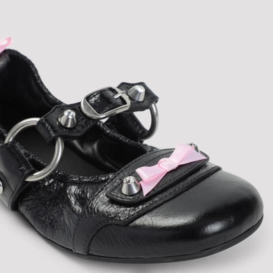 26SS 발렌시아가 샌들 864665 WZD41 1580 BLK ROSE POUDRE SLVR - BALENCIAGA