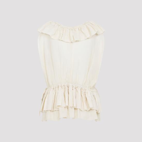 26SS 드리스 반 노튼 블라우스 2610107103112 6 IVORY - DRIES VAN NOTEN