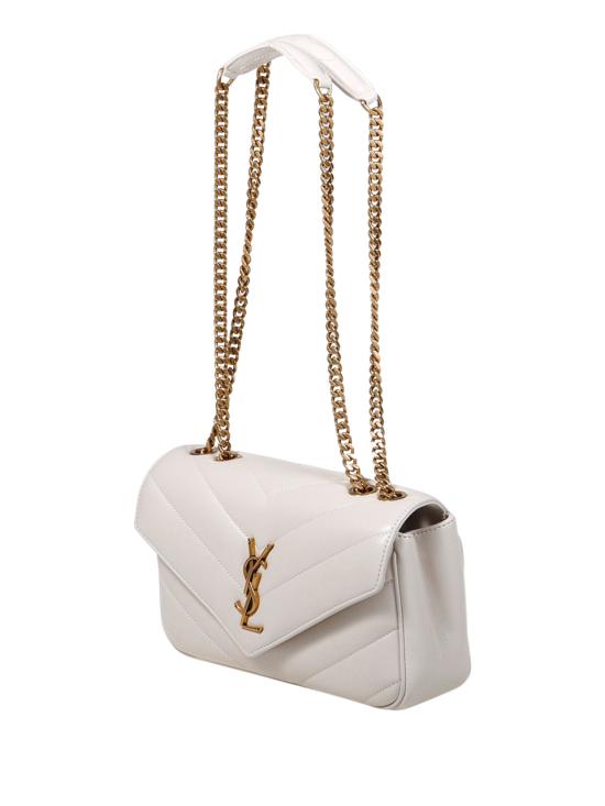 26SS 생로랑 루루 마틀라세 램스킨 스몰 숄더백 801437 AAEAX 9207 CREMA SOFT - SAINT LAURENT