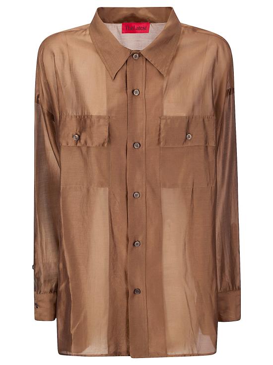 26SS 더 레이티스트 셔츠 TLW04010T0161ABTP T0032 CHOCOLATE