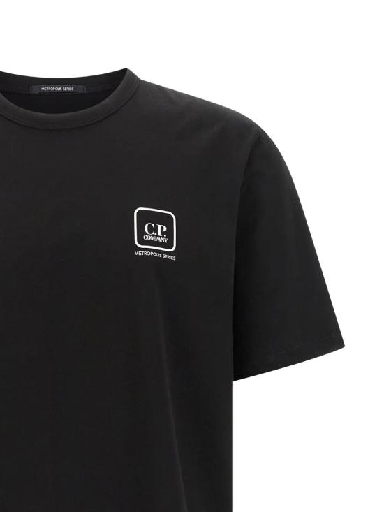 26SS 씨피 컴퍼니 반팔 티셔츠 20CLTS055A006370W 999 BLACK - C.P. COMPANY