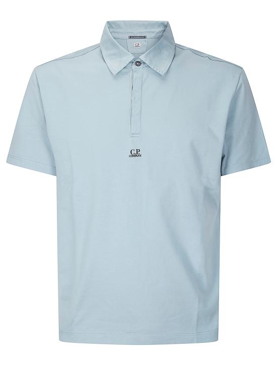 26SS 씨피 컴퍼니 폴로 티셔츠 20CMPL116A006374G 809 SILVER BLUE