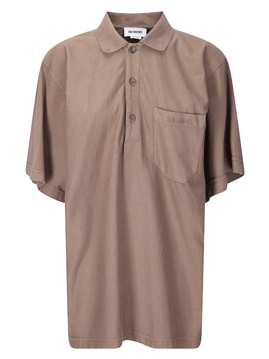 26SS 헤드 메이너 폴로 티셔츠 HMMC70008THC293 200 BROWN