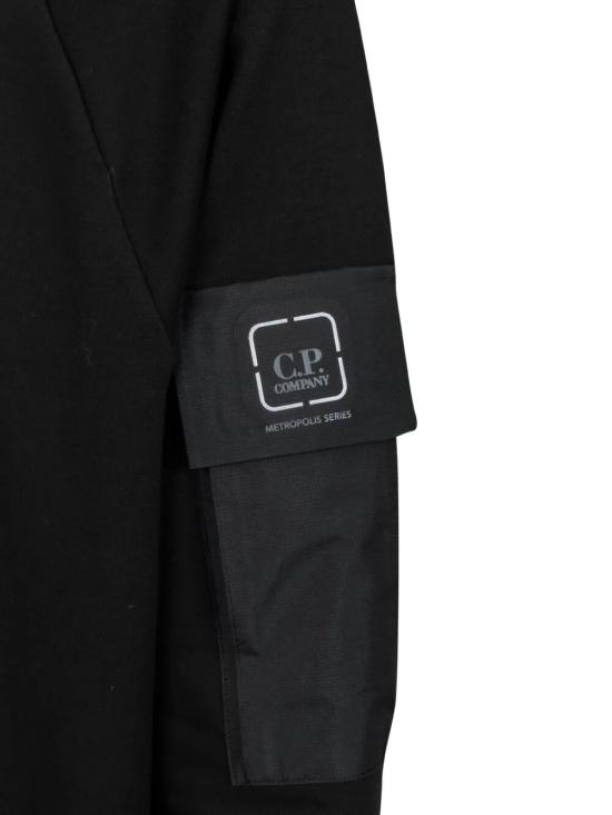 26SS 씨피 컴퍼니 후드 티셔츠 20CLSS013A006452M 999 BLACK - C.P. COMPANY