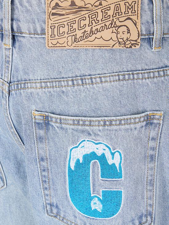 26SS 아이스크림 데님 팬츠 IC26180 LBLUEWASH LIGHT BLUE WASH - ICECREAM