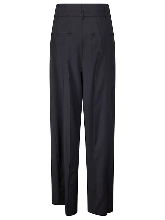 26SS 스포트막스 스트레이트 팬츠 2612131021600 004 NERO - SPORTMAX