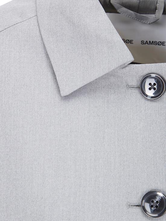 26SS 삼소앤삼소 자켓 F26100123 CLR002581 GUN METAL MELANGE - SAMSOE SAMSOE