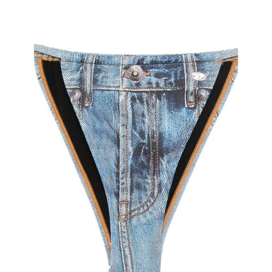 26SS 디젤 비키니 수영복 0BNCW A19158 E6866 BLUE - DIESEL