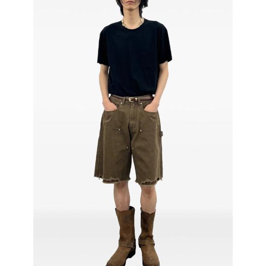 26SS 토니웩 데님 숏팬츠 BF12PT303 FABRO BROWN - TONYWACK