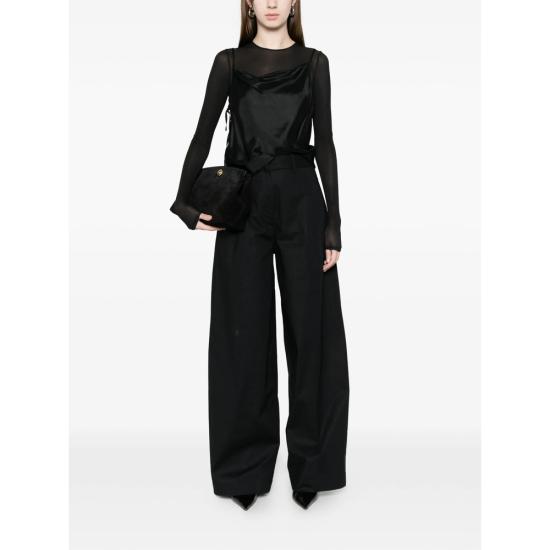 26SS 나인인더모닝 팔라초 팬츠 9SS26ZIN02 NERO BLACK - NINE IN THE MORNING