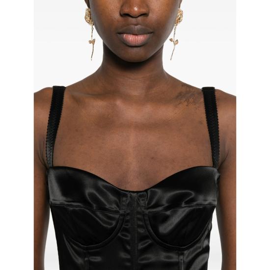 26SS 돌체앤가바나 숏 원피스 F6CLMT GDDJD N0000 BLACK - DOLCE & GABBANA