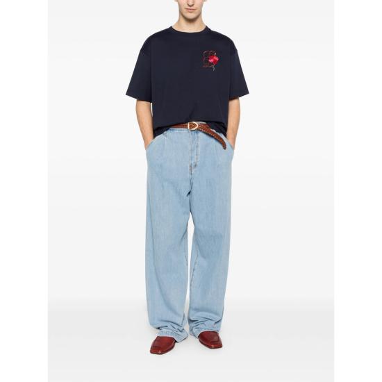 26SS 드롤드무슈 탑 K TS316 CO248 NAVY BLUE - DROLE DE MONSIEUR