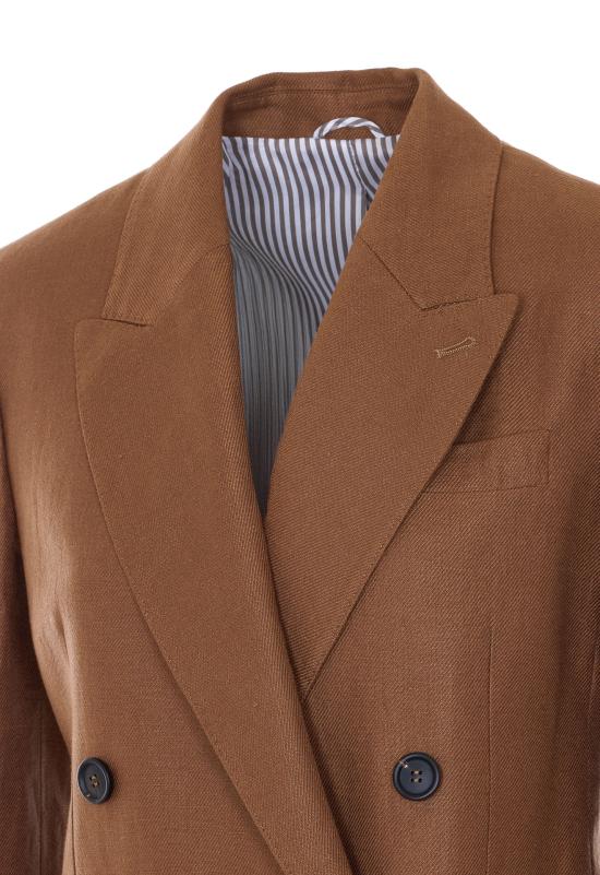 26SS 브루넬로 쿠치넬리 수트 자켓 MH5277317 C9850 Brown - BRUNELLO CUCINELLI