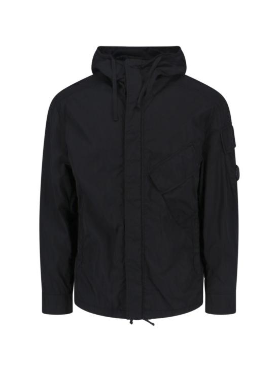 26SS 씨피 컴퍼니 크롬 R 패디드 렌즈 오버셔츠 20CMOS058A005904G999 BLACK DOM