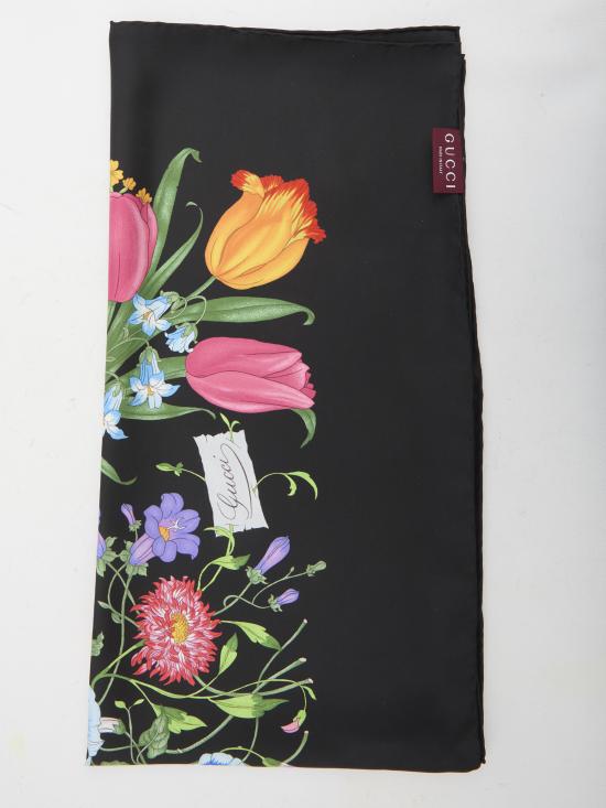 26SS 구찌 머플러/스카프 823486 BLACK