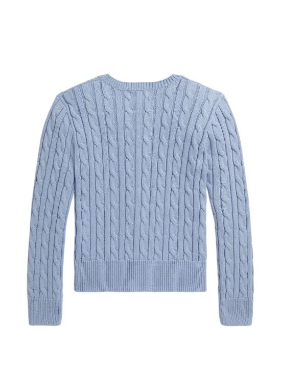 26SS [키즈] 랄프 로렌 가디건 313A11277 002 CHAMBRAY W METAL - RALPH LAUREN